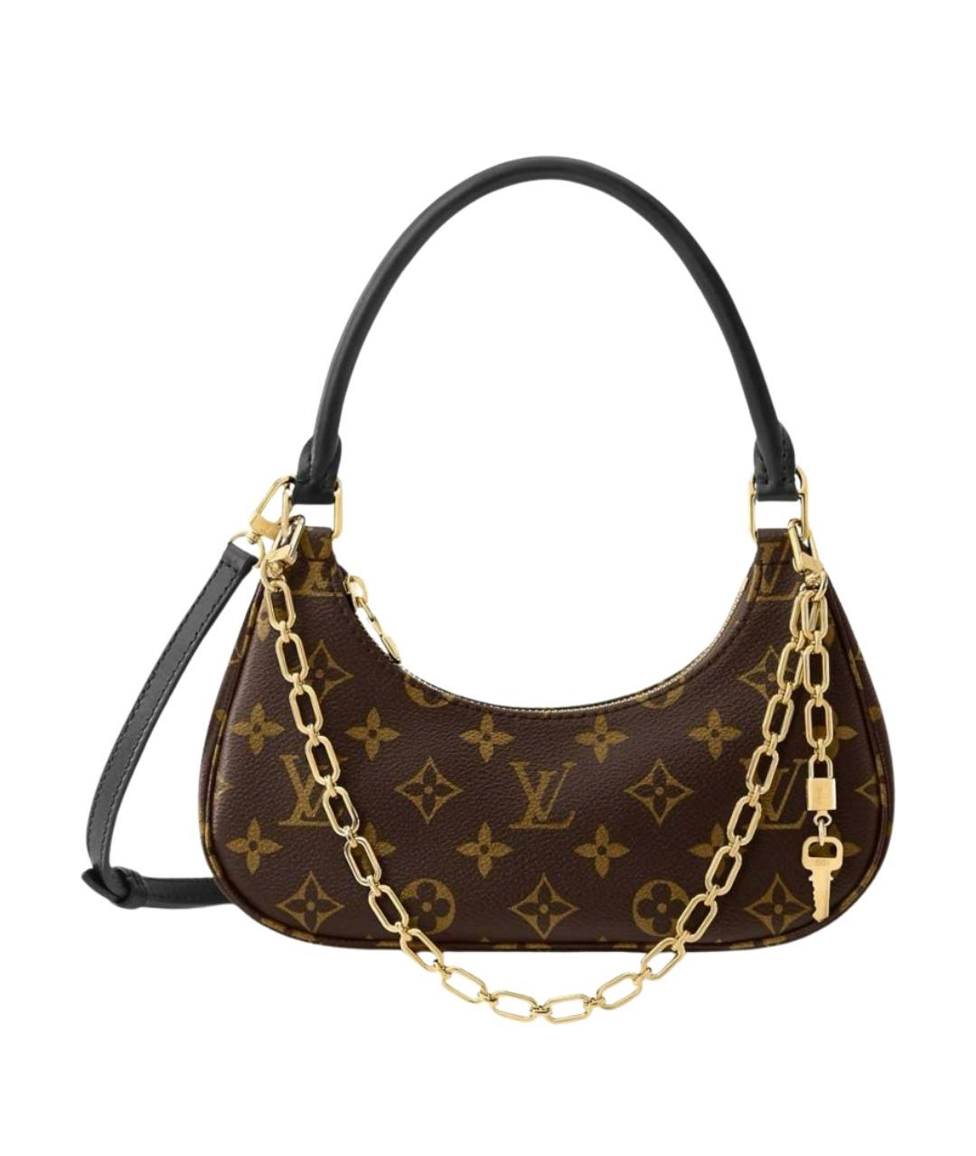 LOUIS VUITTON Коричневая сумка через плечо из канвы, фото 1