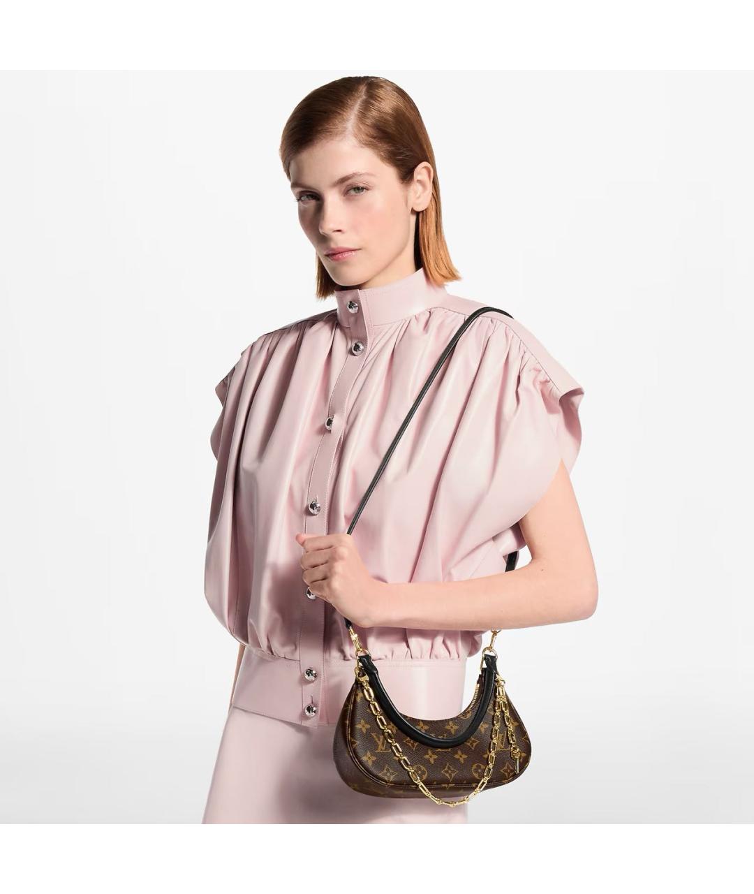 LOUIS VUITTON Коричневая сумка через плечо из канвы, фото 5