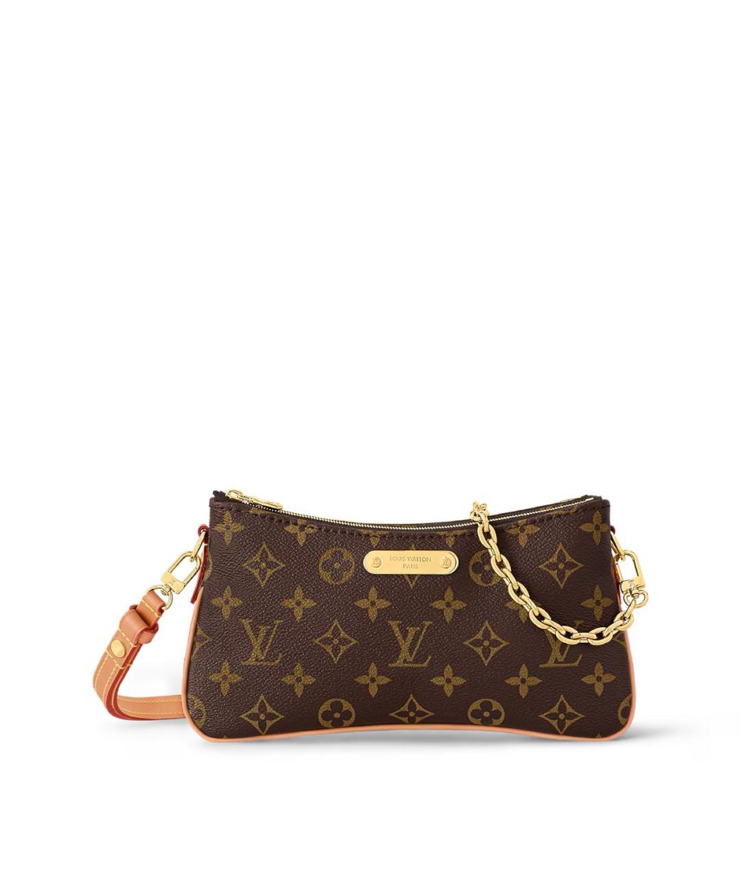 LOUIS VUITTON Коричневая сумка через плечо из канвы, фото 1