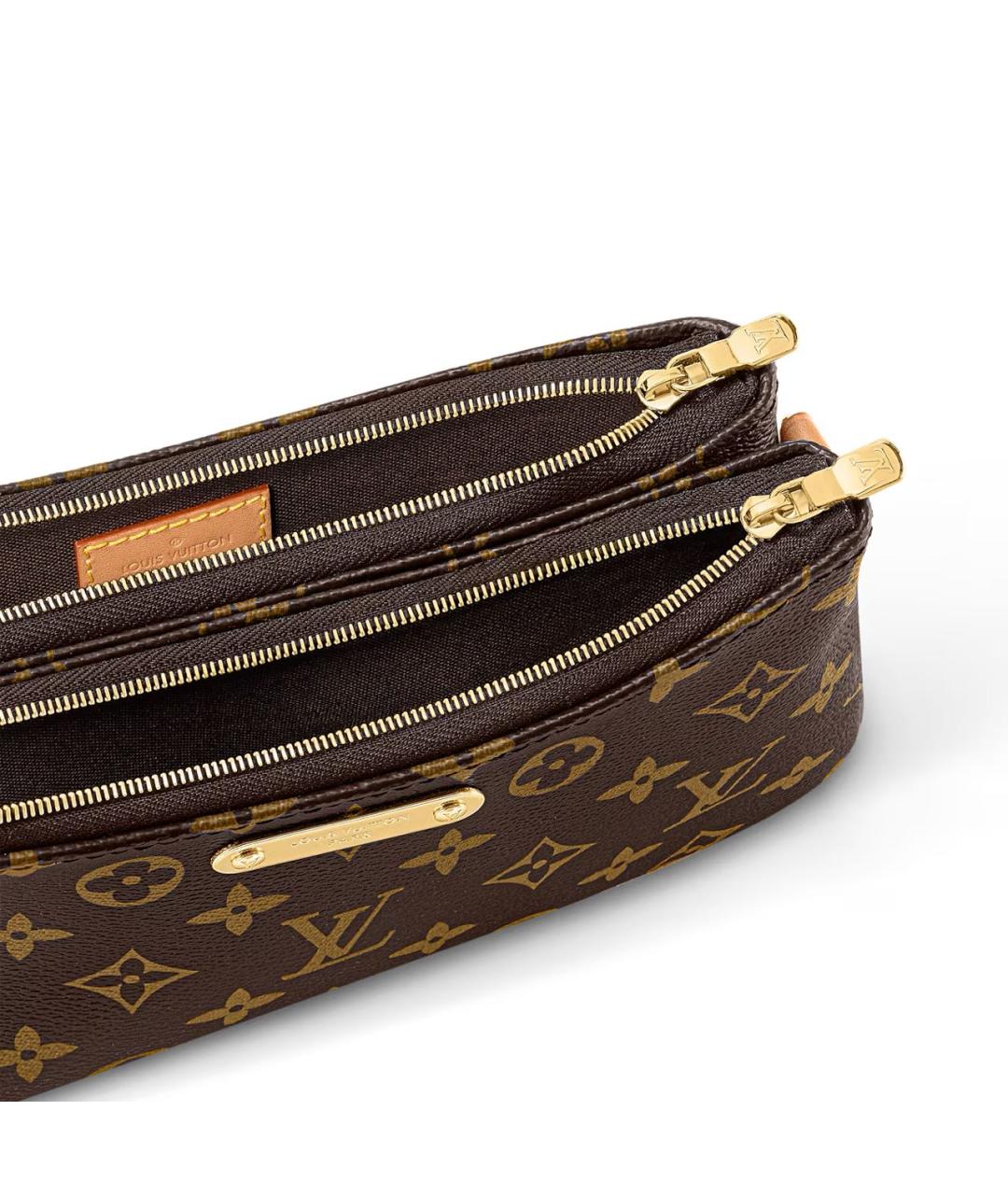 LOUIS VUITTON Коричневая сумка через плечо из канвы, фото 4