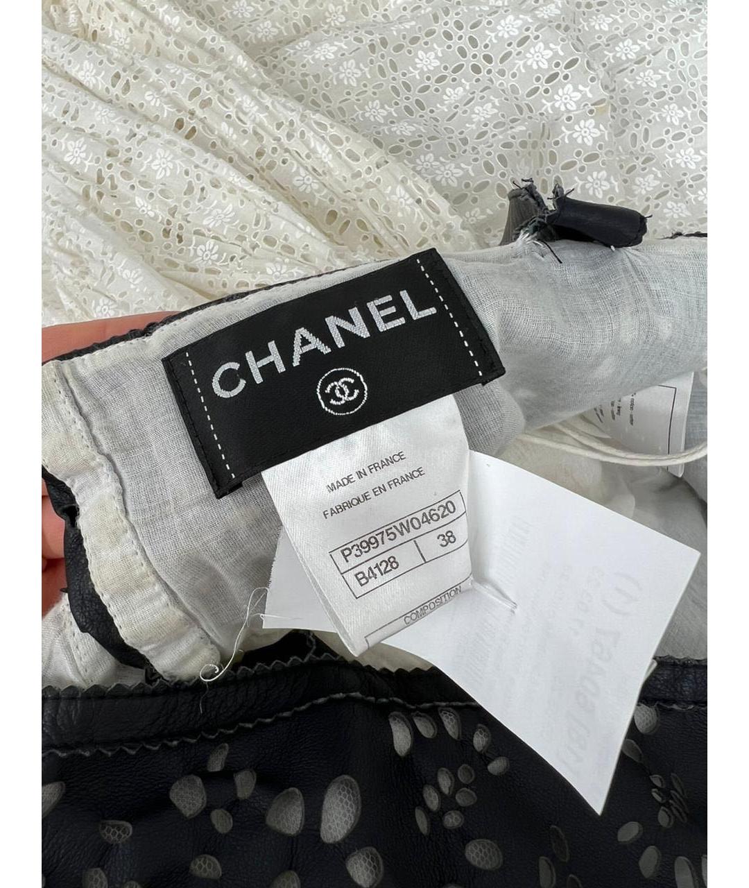 CHANEL Белый хлопковый сарафан, фото 5