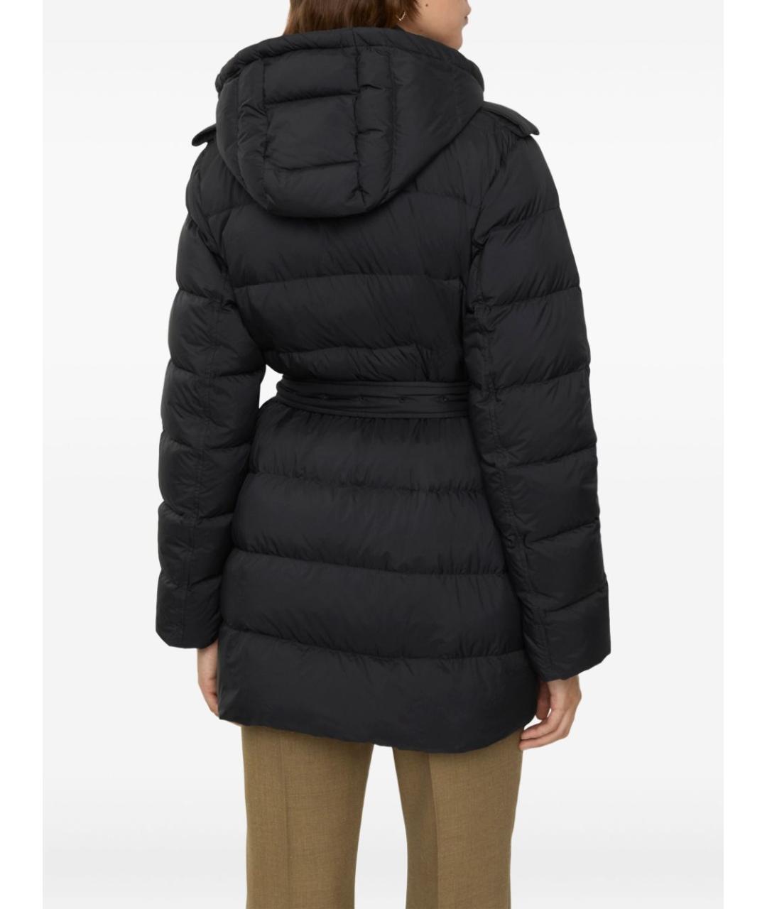 BURBERRY Черный синтетический пуховик, фото 3