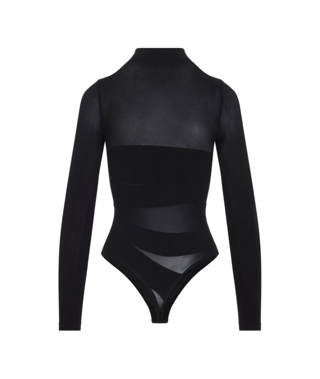 WOLFORD Черное полиамидовое боди, фото 2