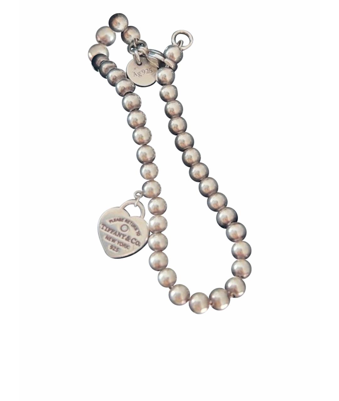 TIFFANY&CO Розовый серебряный браслет, фото 1