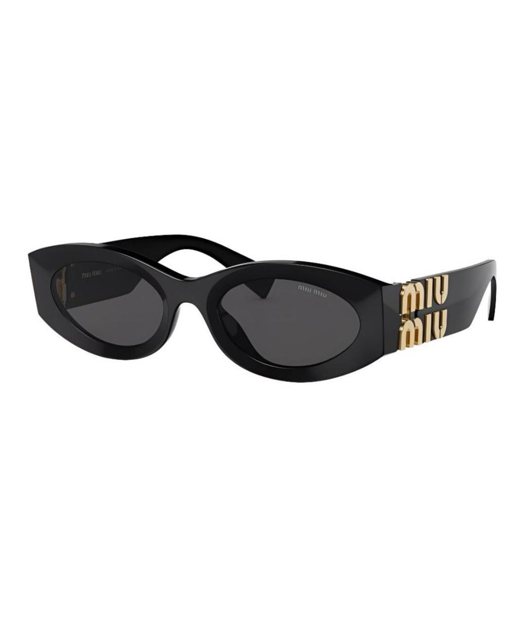 MIU MIU Черные солнцезащитные очки, фото 1