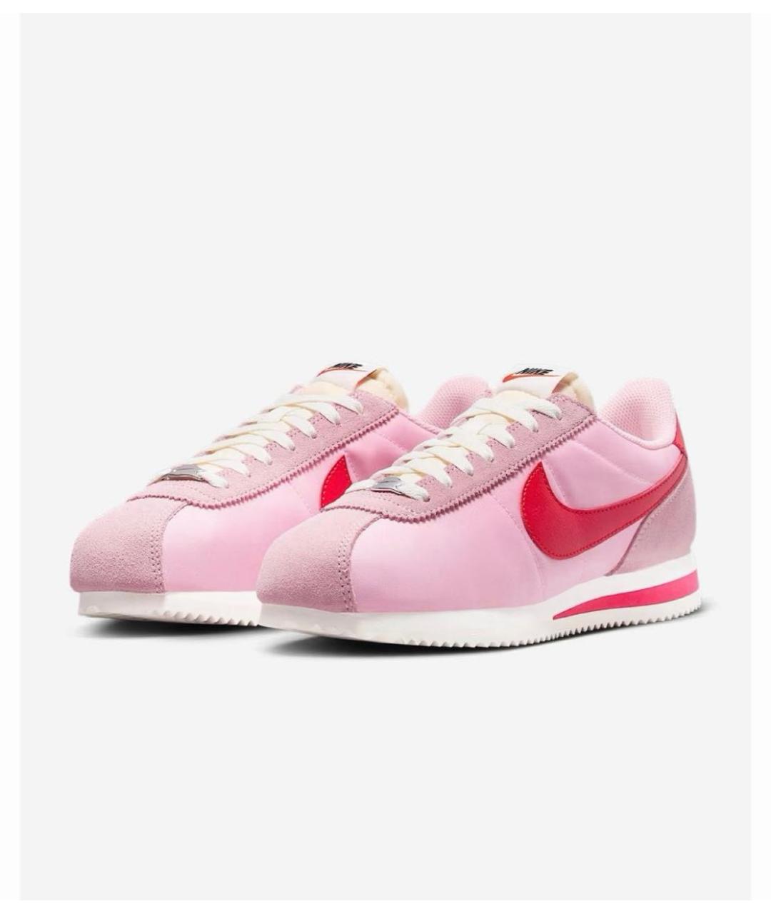 NIKE Розовые текстильные кроссовки, фото 2
