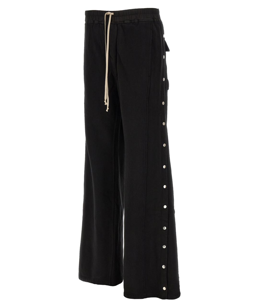 RICK OWENS DRKSHDW Черные хлопковые повседневные брюки, фото 3