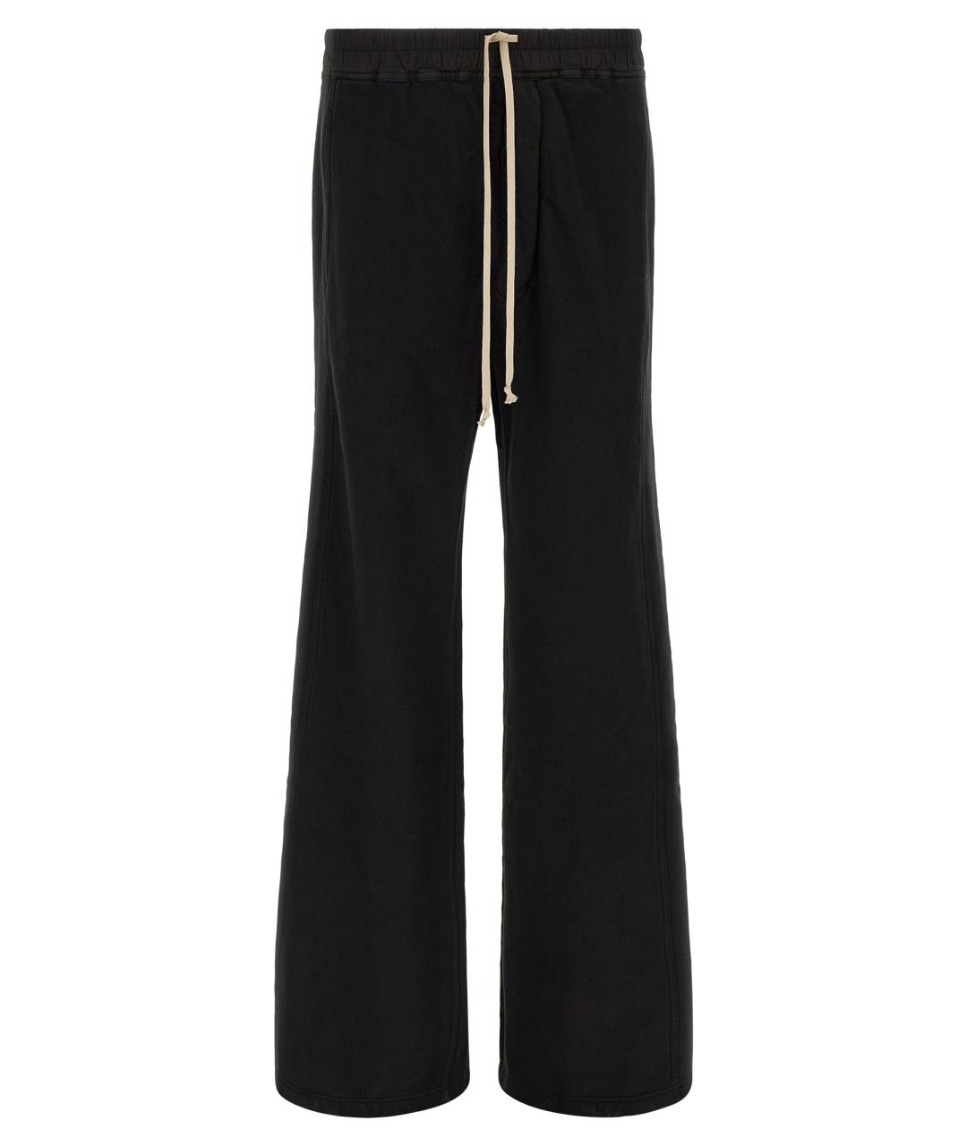 RICK OWENS DRKSHDW Черные хлопковые повседневные брюки, фото 1