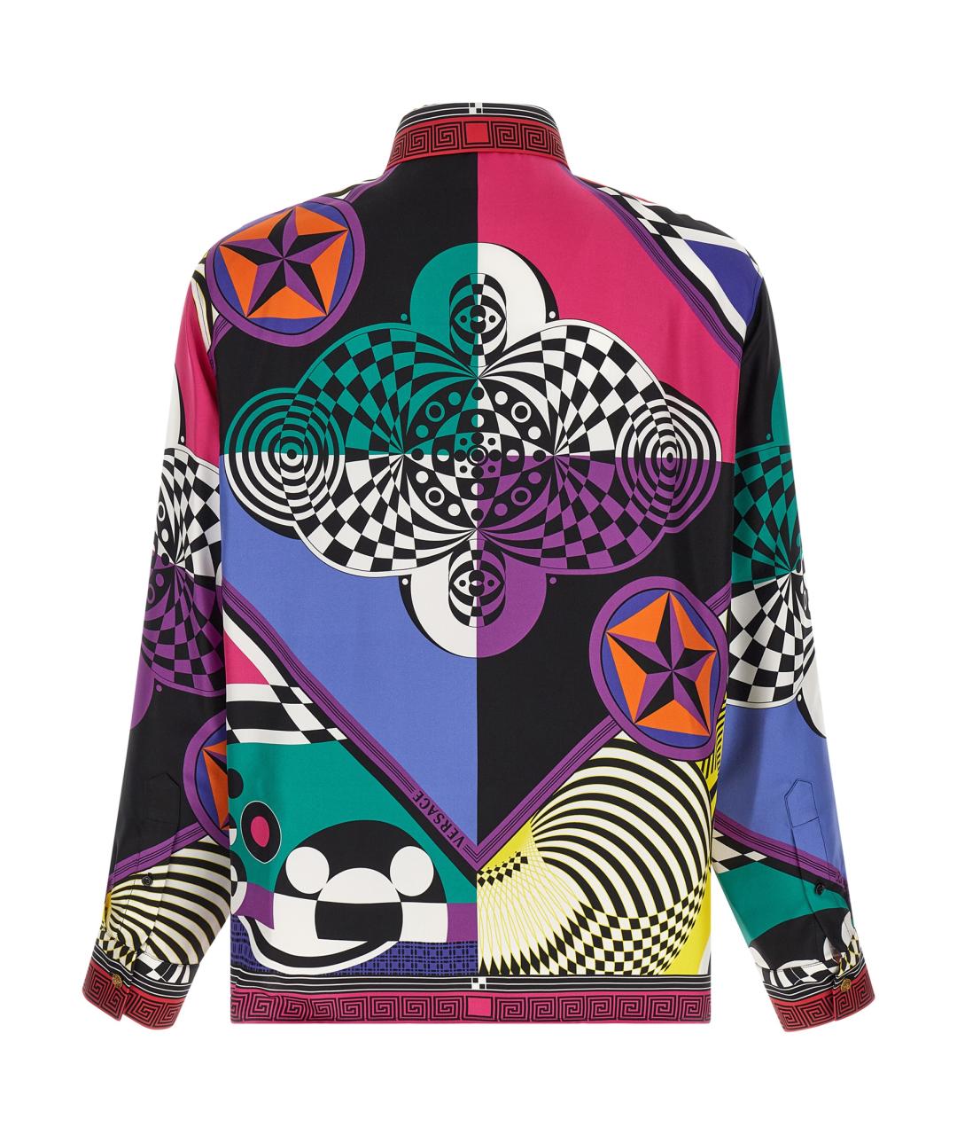 VERSACE Мульти шелковая рубашка, фото 2
