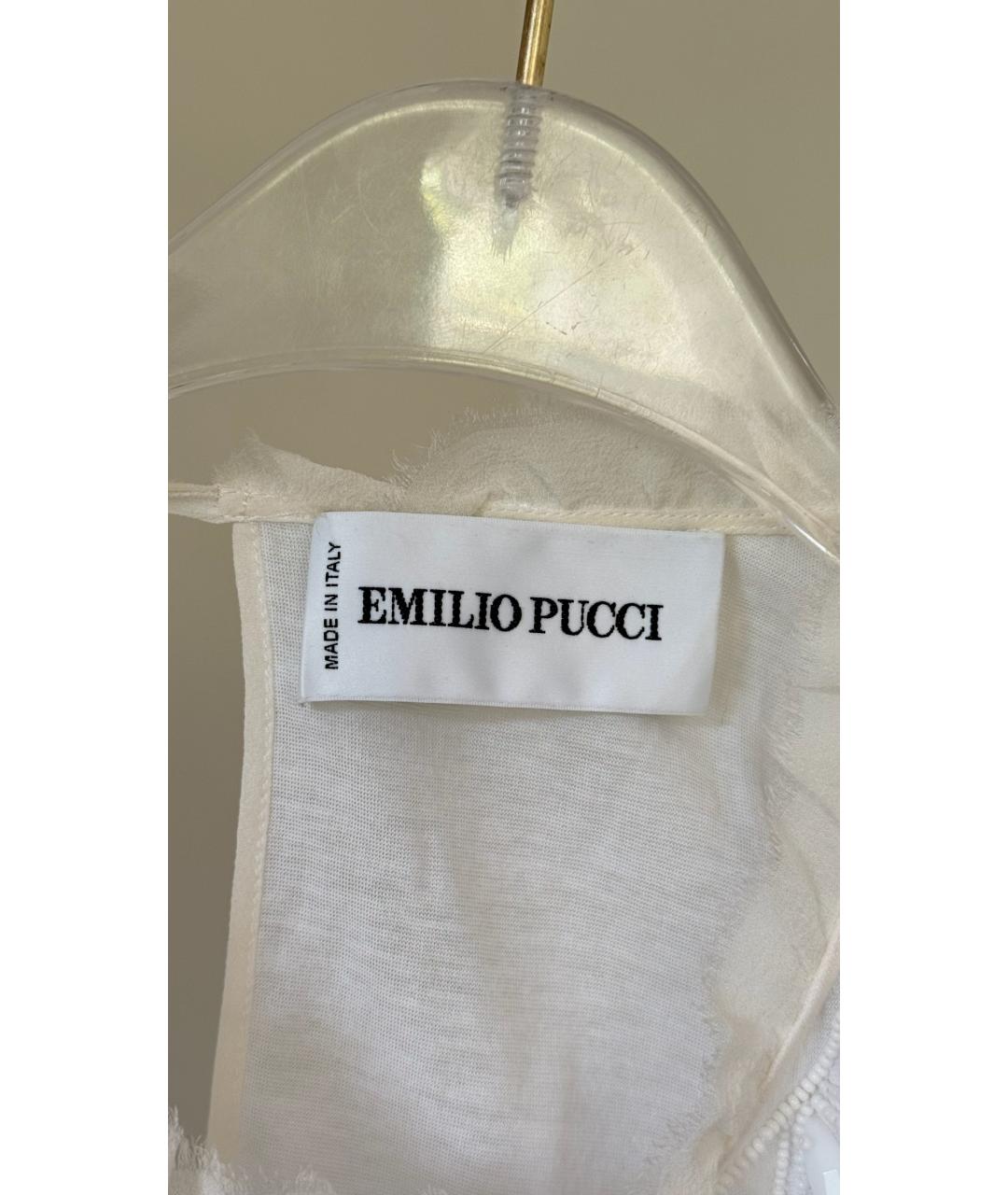 EMILIO PUCCI Бежевая блузы, фото 8