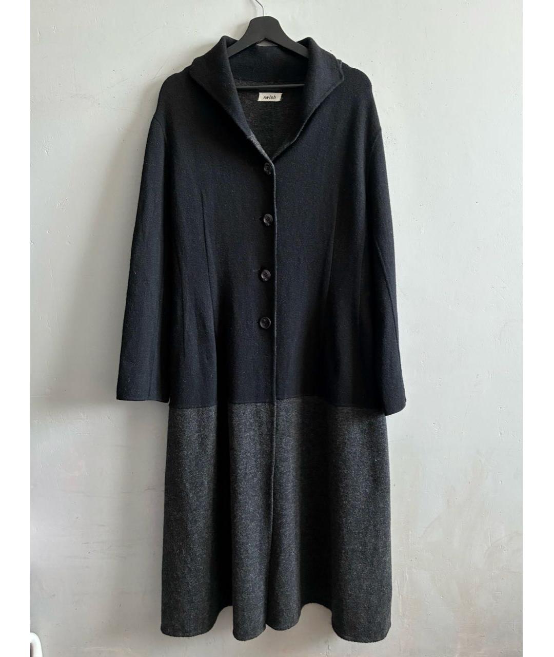 YOHJI YAMAMOTO Черное шерстяное пальто, фото 9