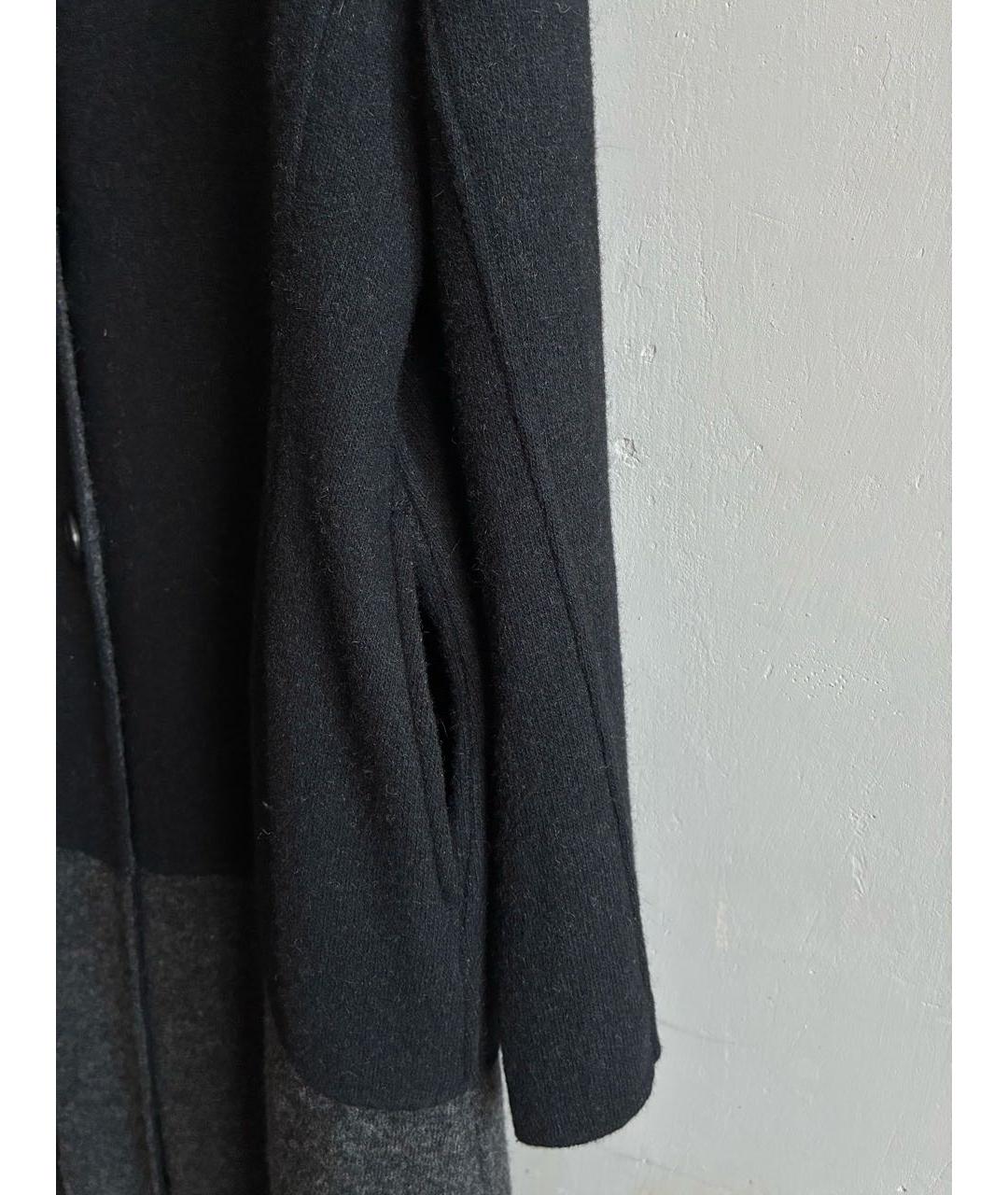 YOHJI YAMAMOTO Черное шерстяное пальто, фото 3