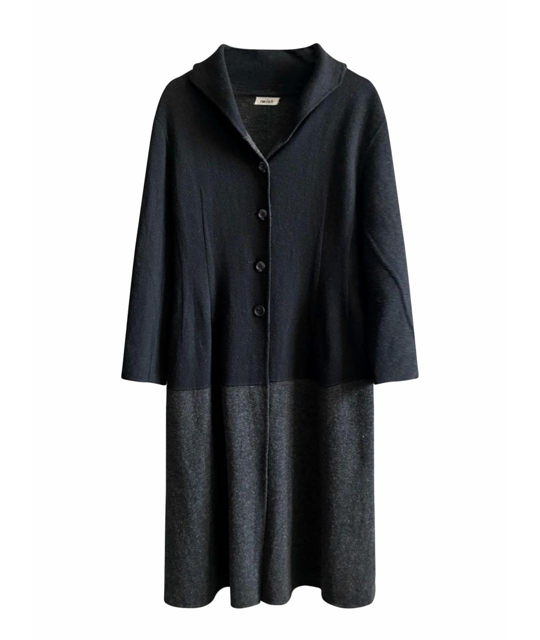 YOHJI YAMAMOTO Черное шерстяное пальто, фото 1