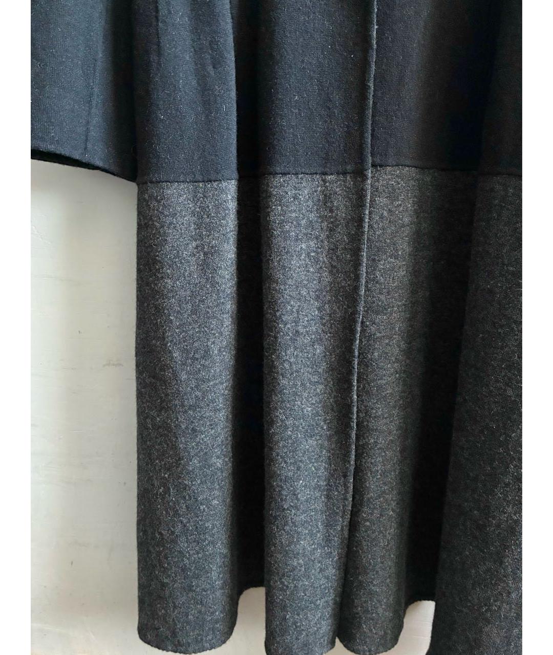 YOHJI YAMAMOTO Черное шерстяное пальто, фото 4