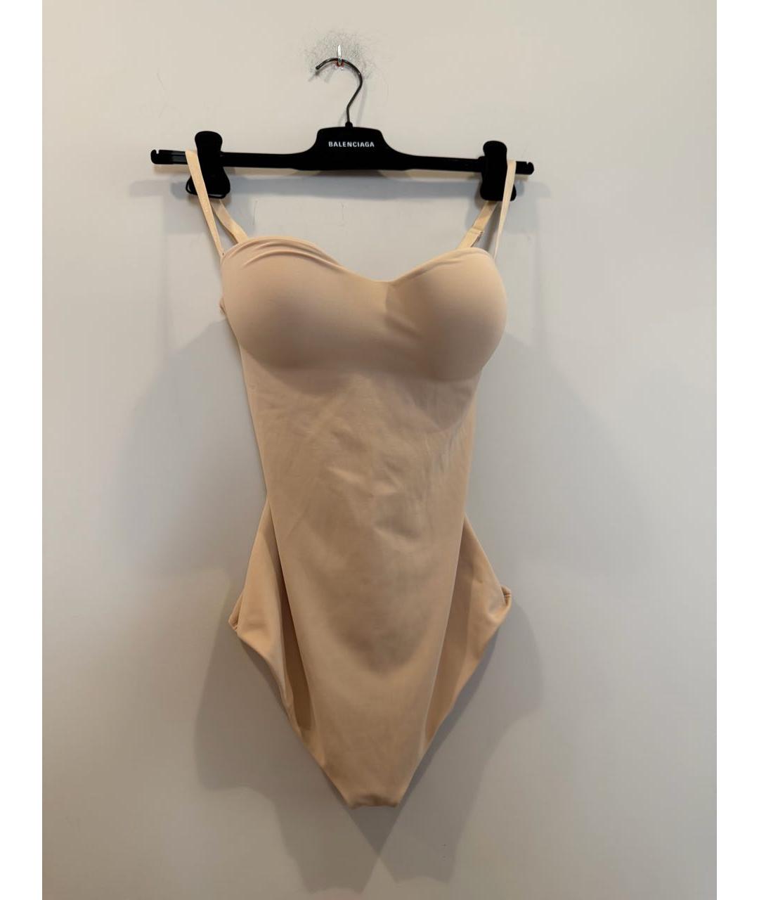 WOLFORD Бежевая полиамидовая майка, фото 6