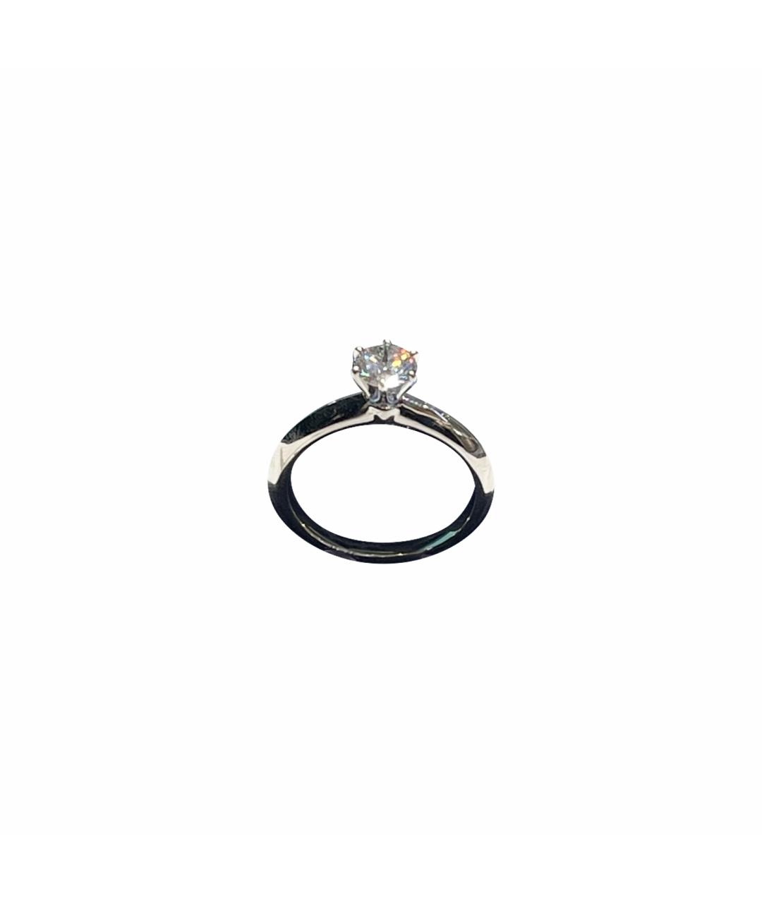 TIFFANY&CO Серебряное платиновое кольцо, фото 1