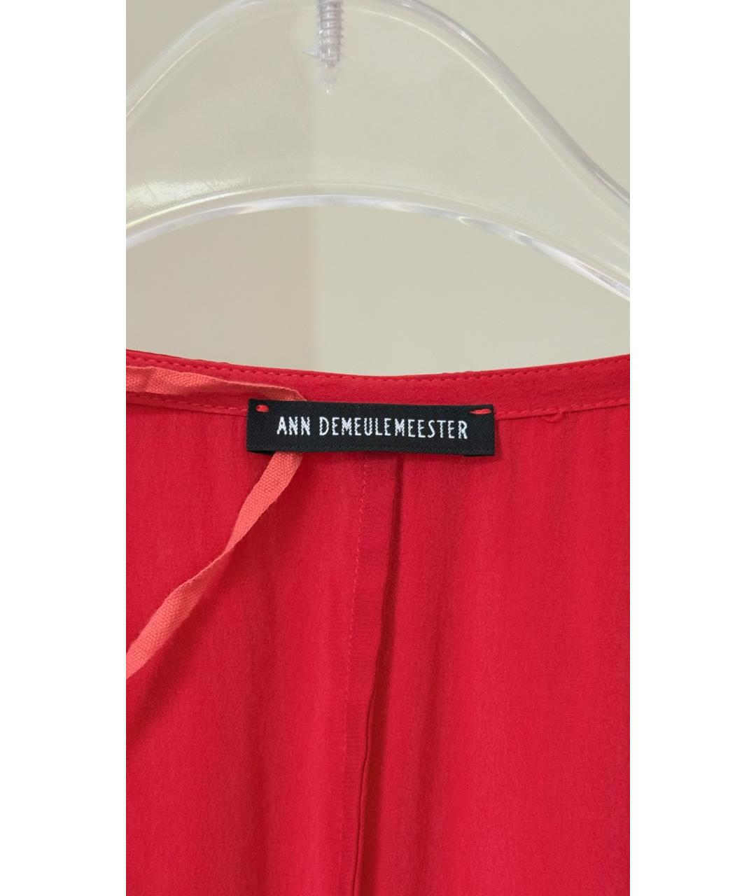 ANN DEMEULEMEESTER Красное вечернее платье, фото 7