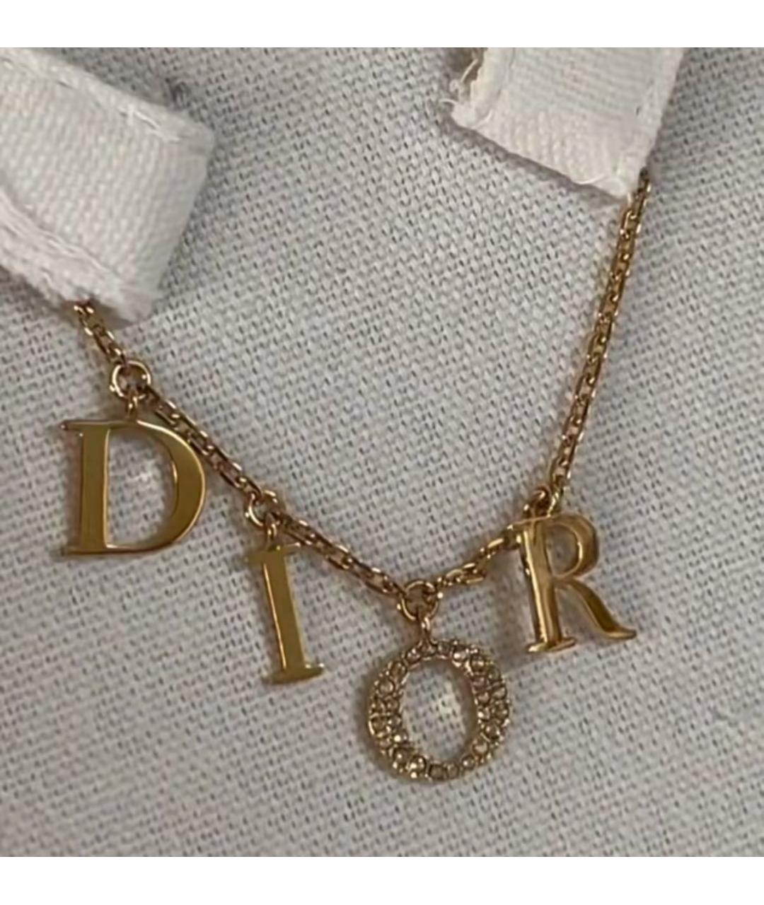 CHRISTIAN DIOR Золотая подвеска, фото 7