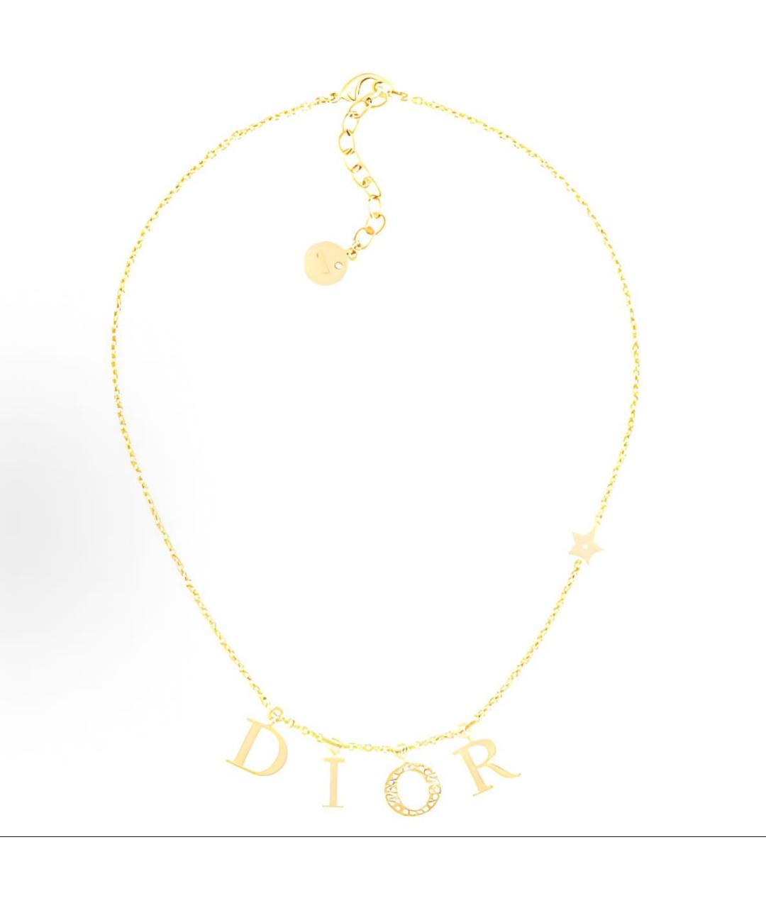CHRISTIAN DIOR Золотая подвеска, фото 2