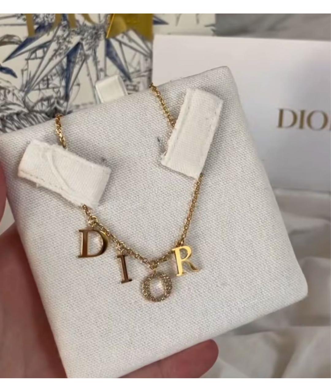 CHRISTIAN DIOR Золотая подвеска, фото 5