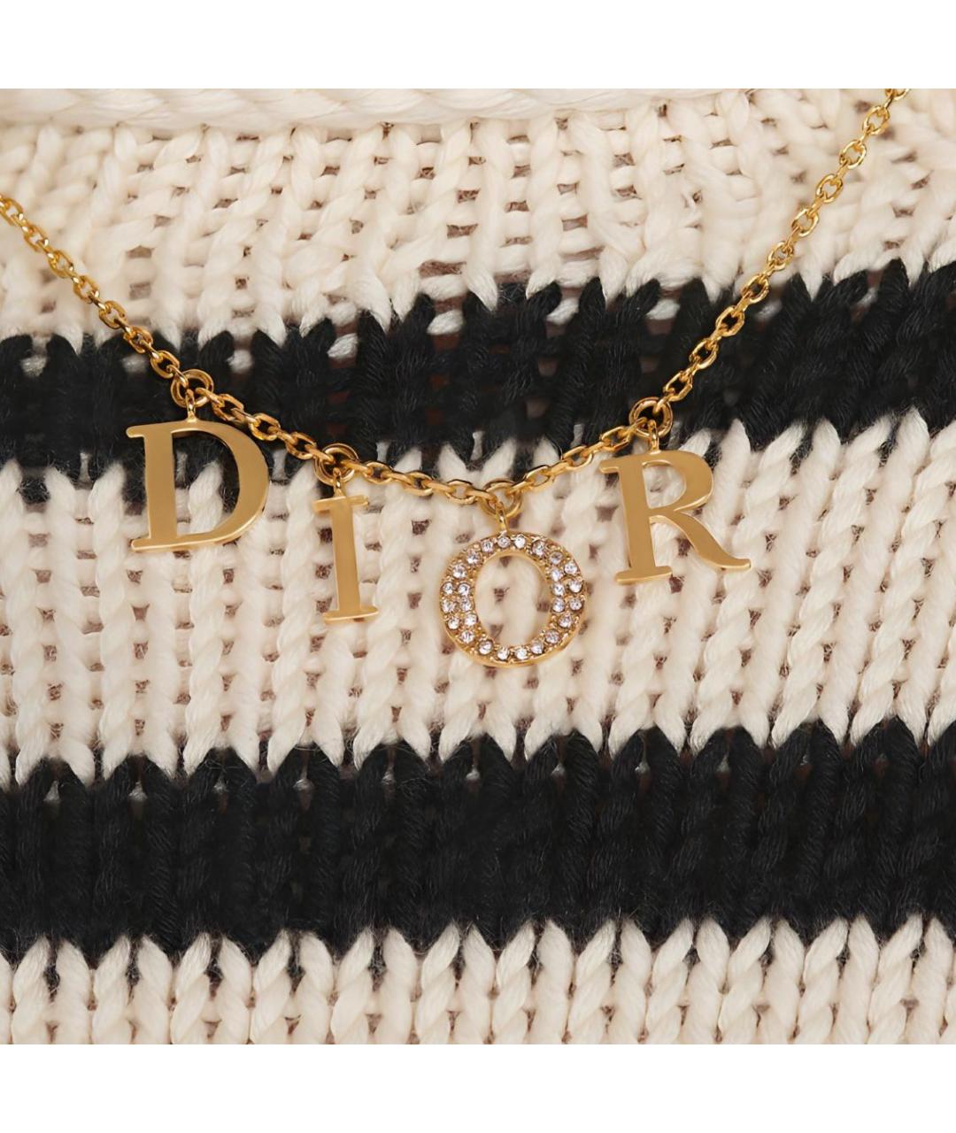 CHRISTIAN DIOR Золотая подвеска, фото 3