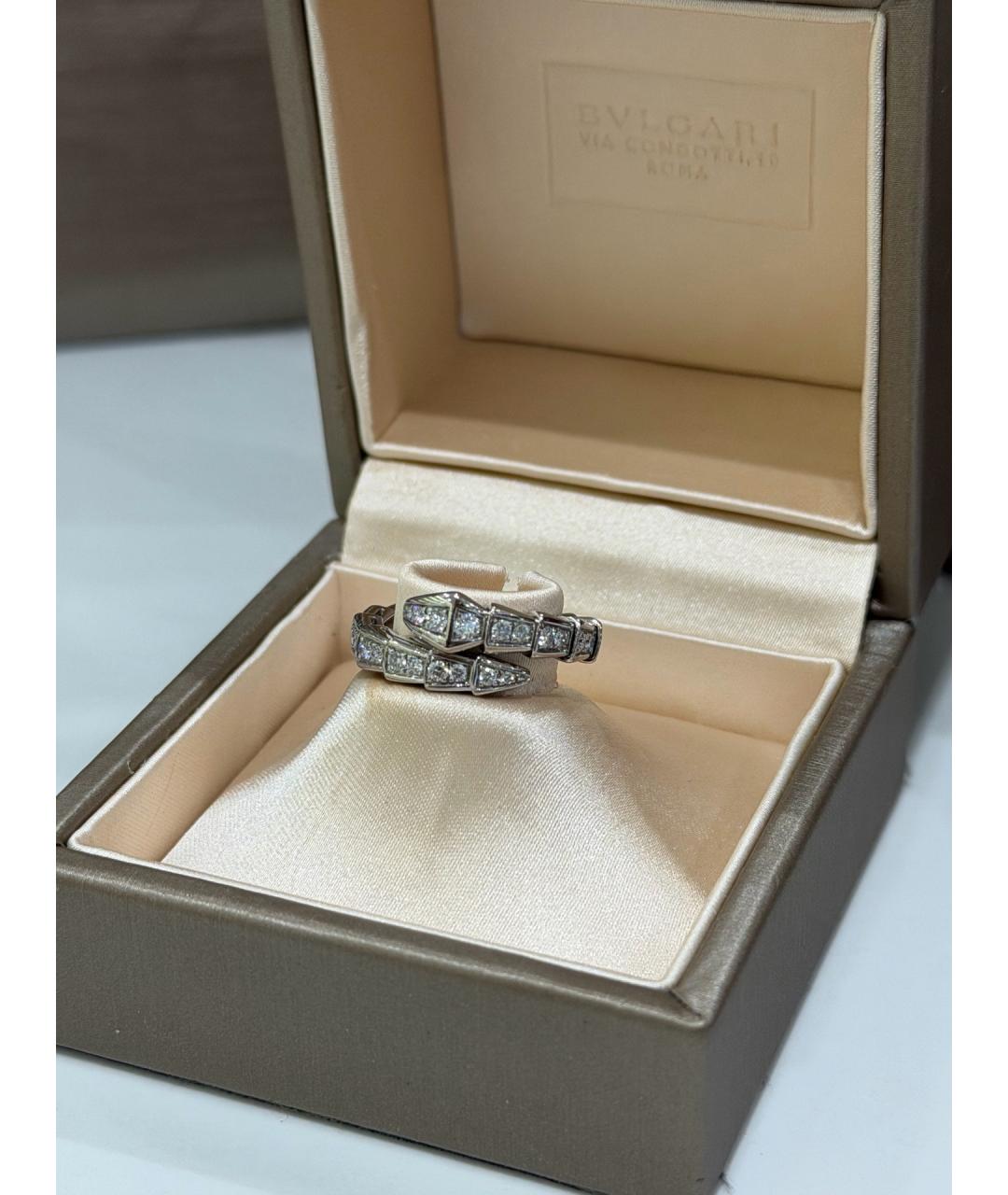 BVLGARI Серебряное кольцо из белого золота, фото 4