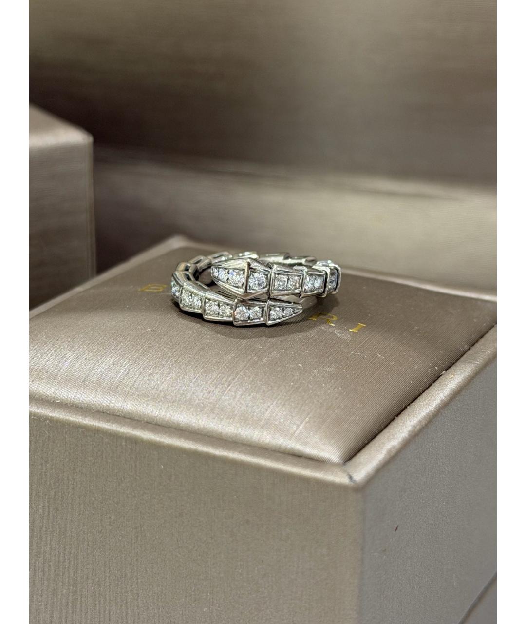 BVLGARI Серебряное кольцо из белого золота, фото 3