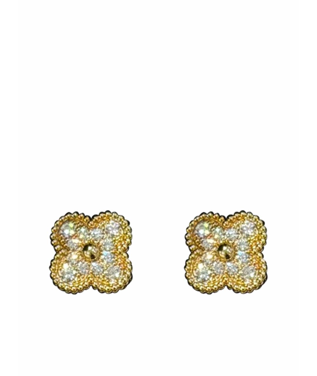 VAN CLEEF & ARPELS Золотые серьги из желтого золота, фото 1