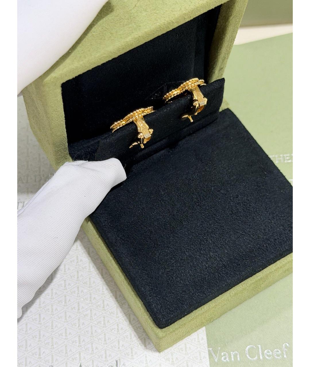 VAN CLEEF & ARPELS Золотые серьги из желтого золота, фото 7