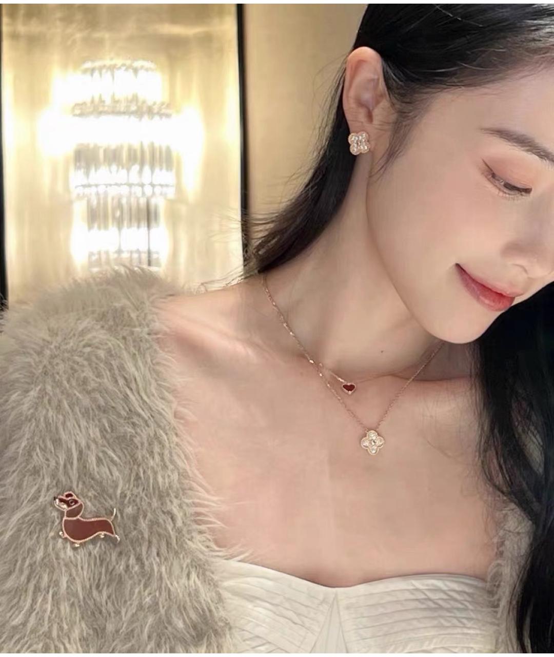 VAN CLEEF & ARPELS Золотые серьги из желтого золота, фото 8