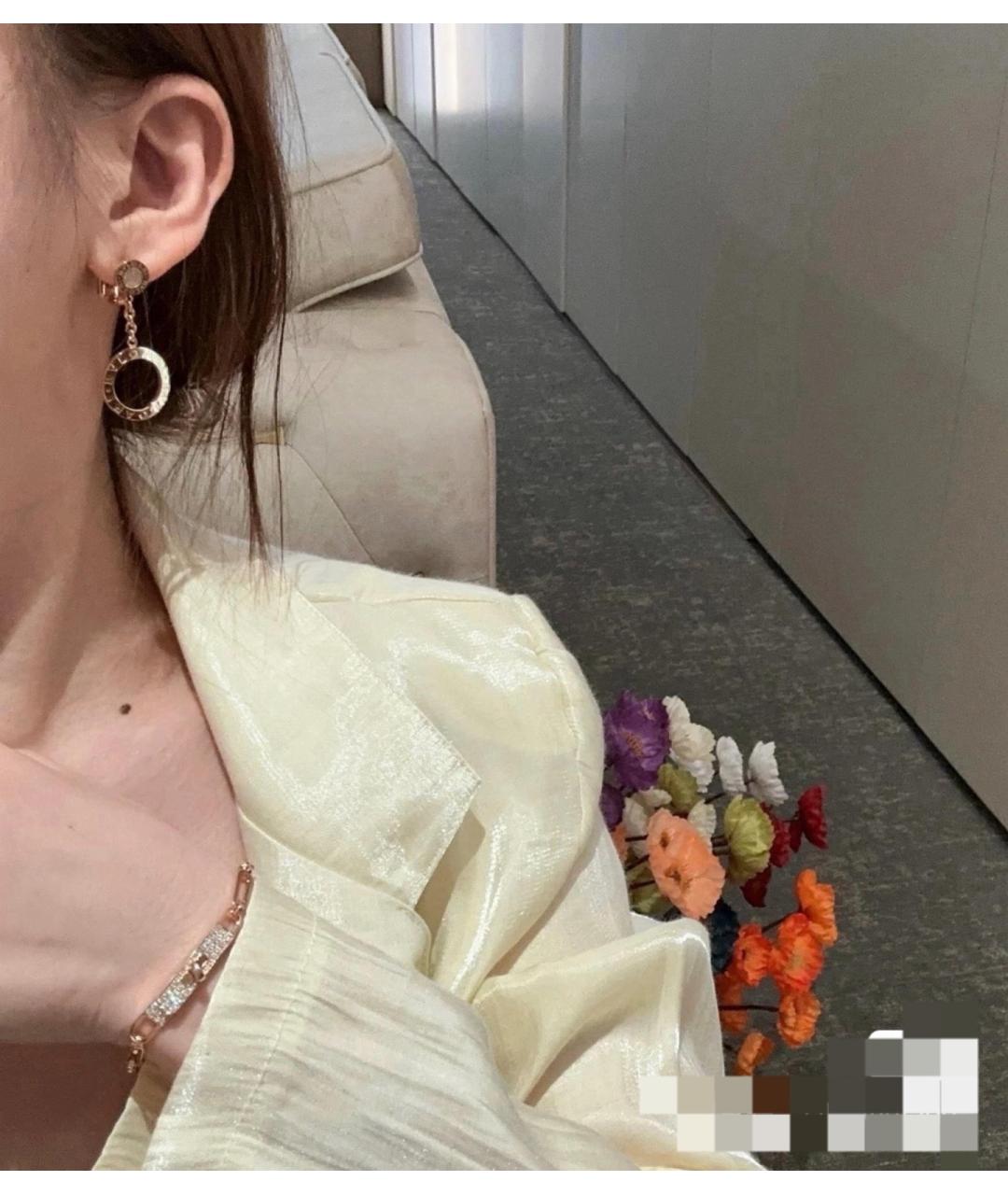 BVLGARI Золотые серьги из желтого золота, фото 6