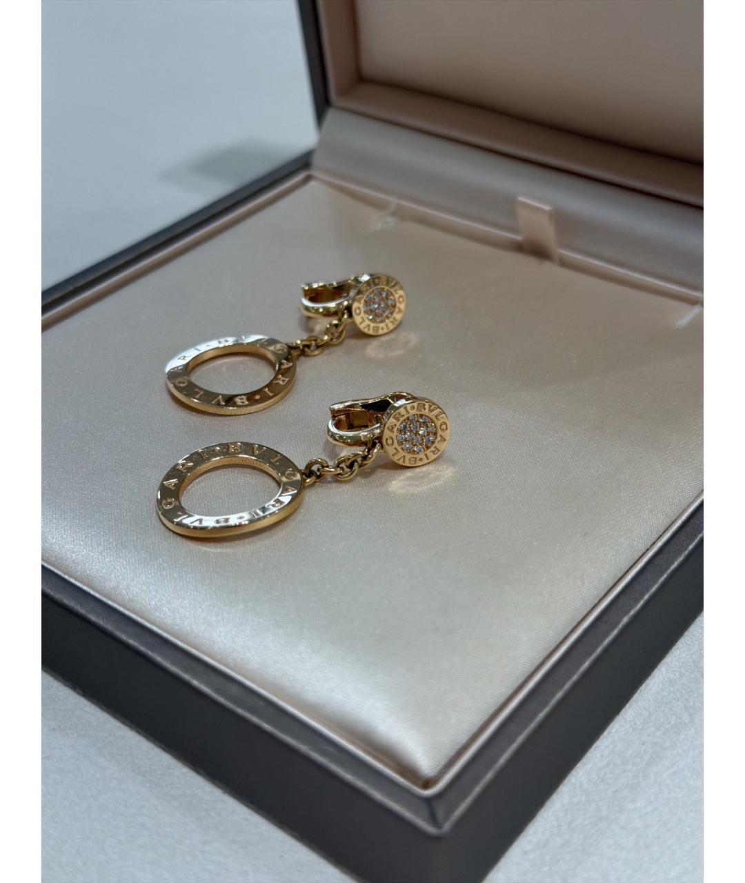 BVLGARI Золотые серьги из желтого золота, фото 2