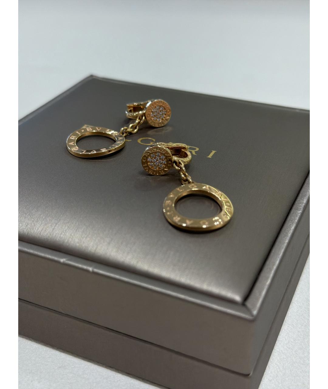 BVLGARI Золотые серьги из желтого золота, фото 3