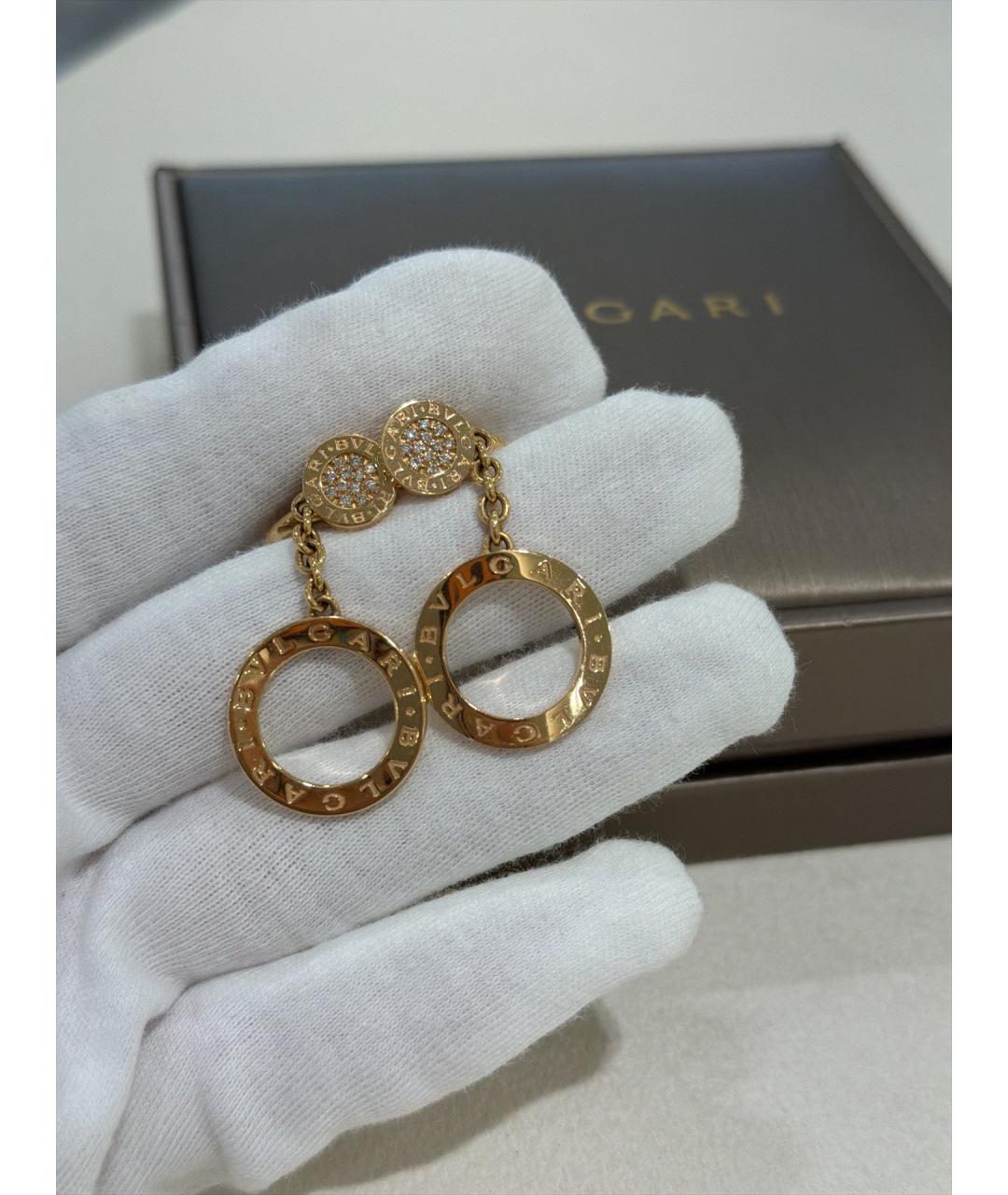 BVLGARI Золотые серьги из желтого золота, фото 7
