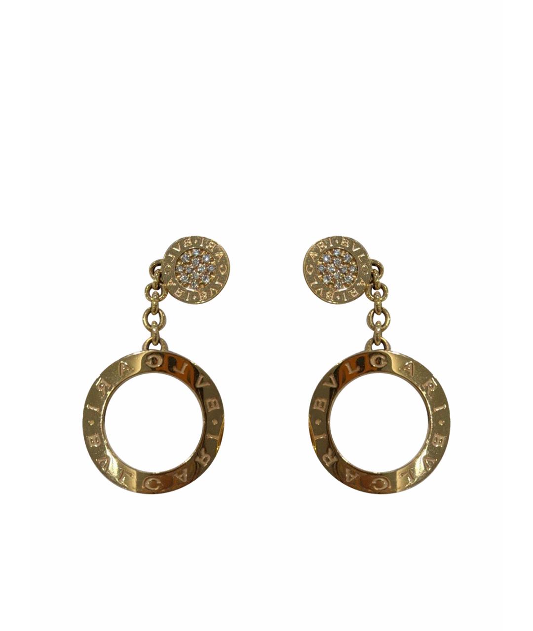 BVLGARI Золотые серьги из желтого золота, фото 1