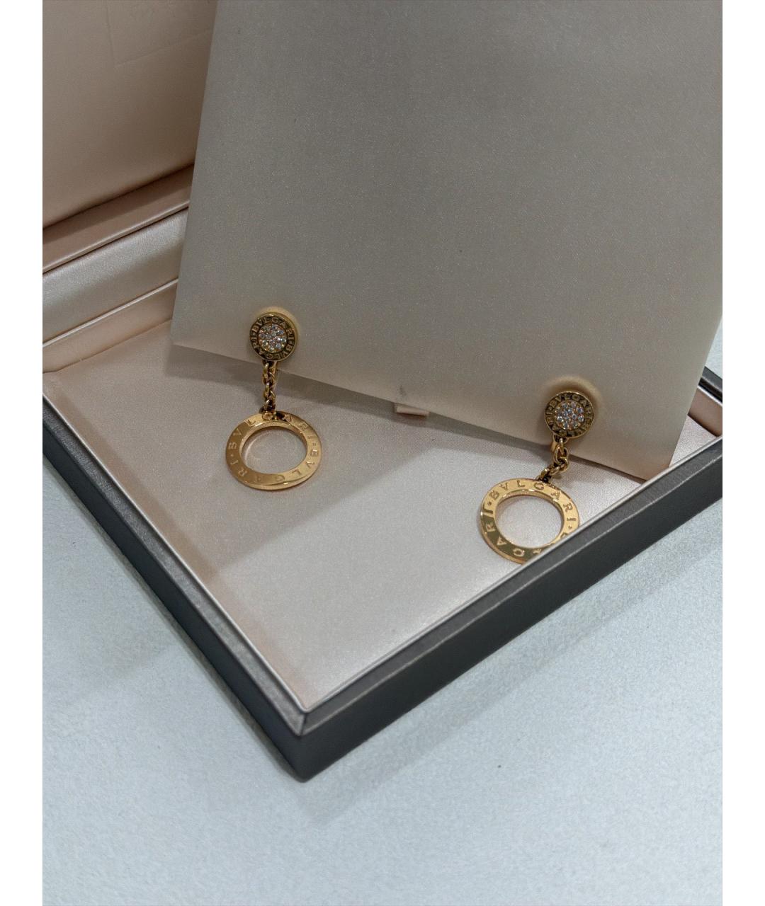 BVLGARI Золотые серьги из желтого золота, фото 5