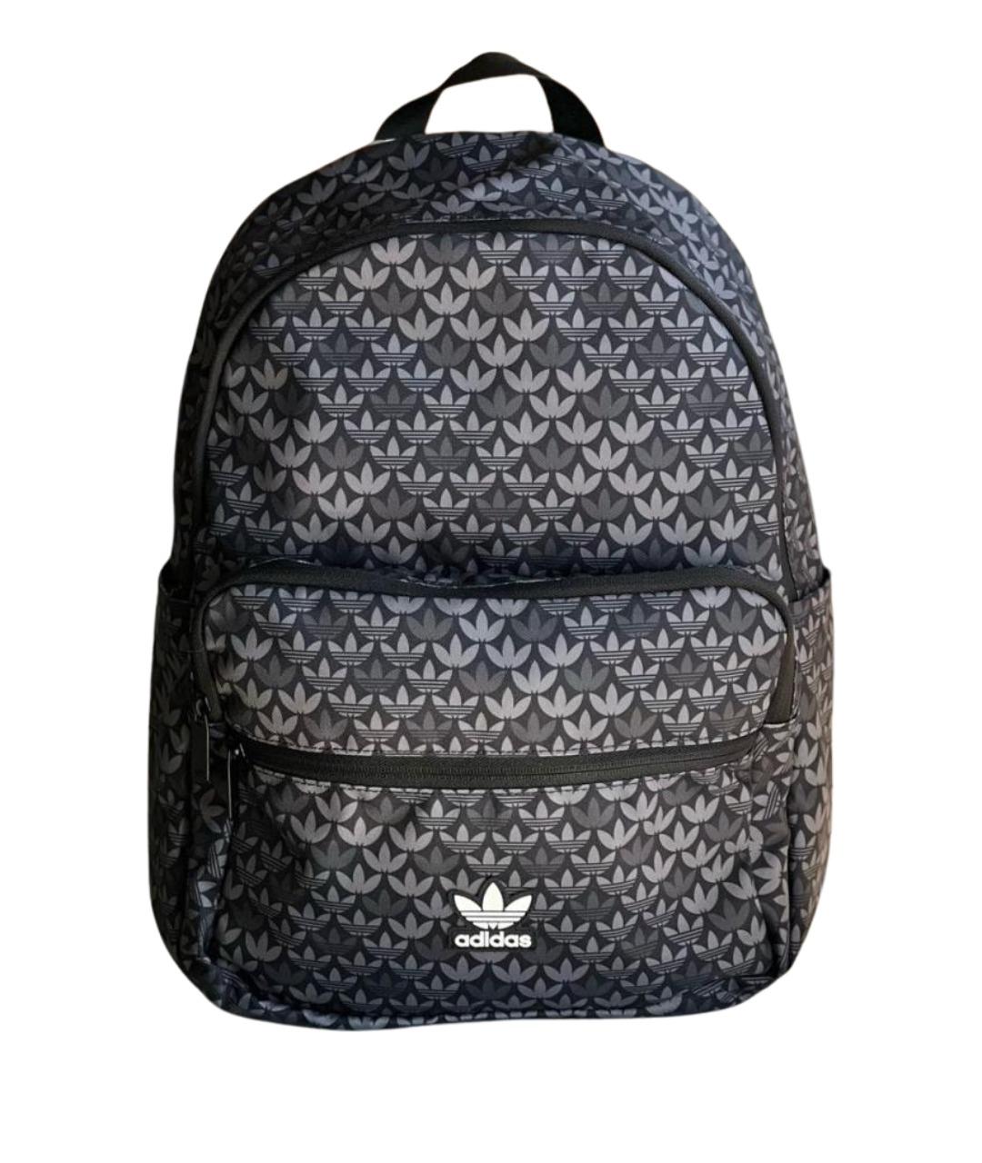 ADIDAS Черный тканевый рюкзак, фото 1