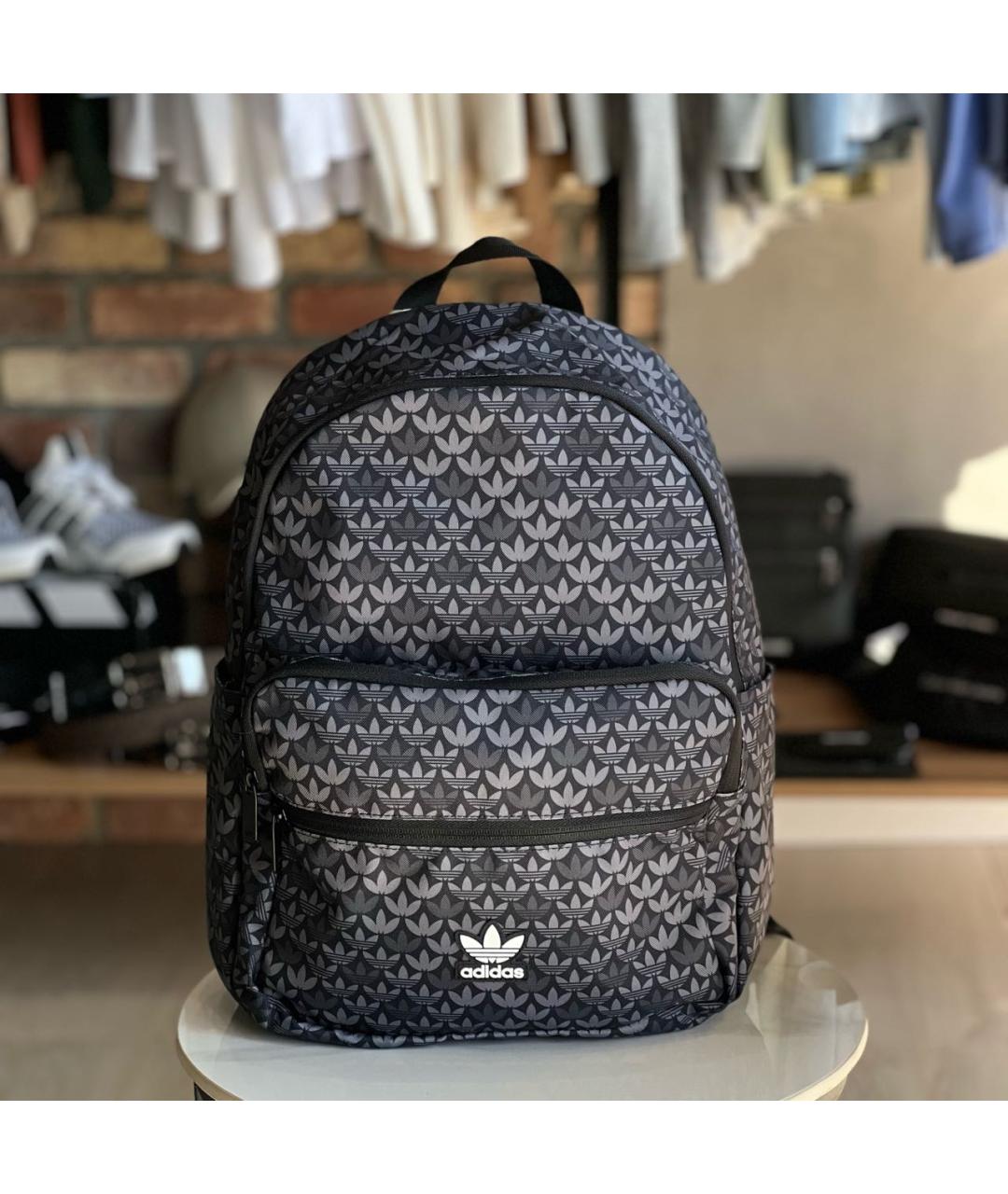 ADIDAS Черный тканевый рюкзак, фото 5
