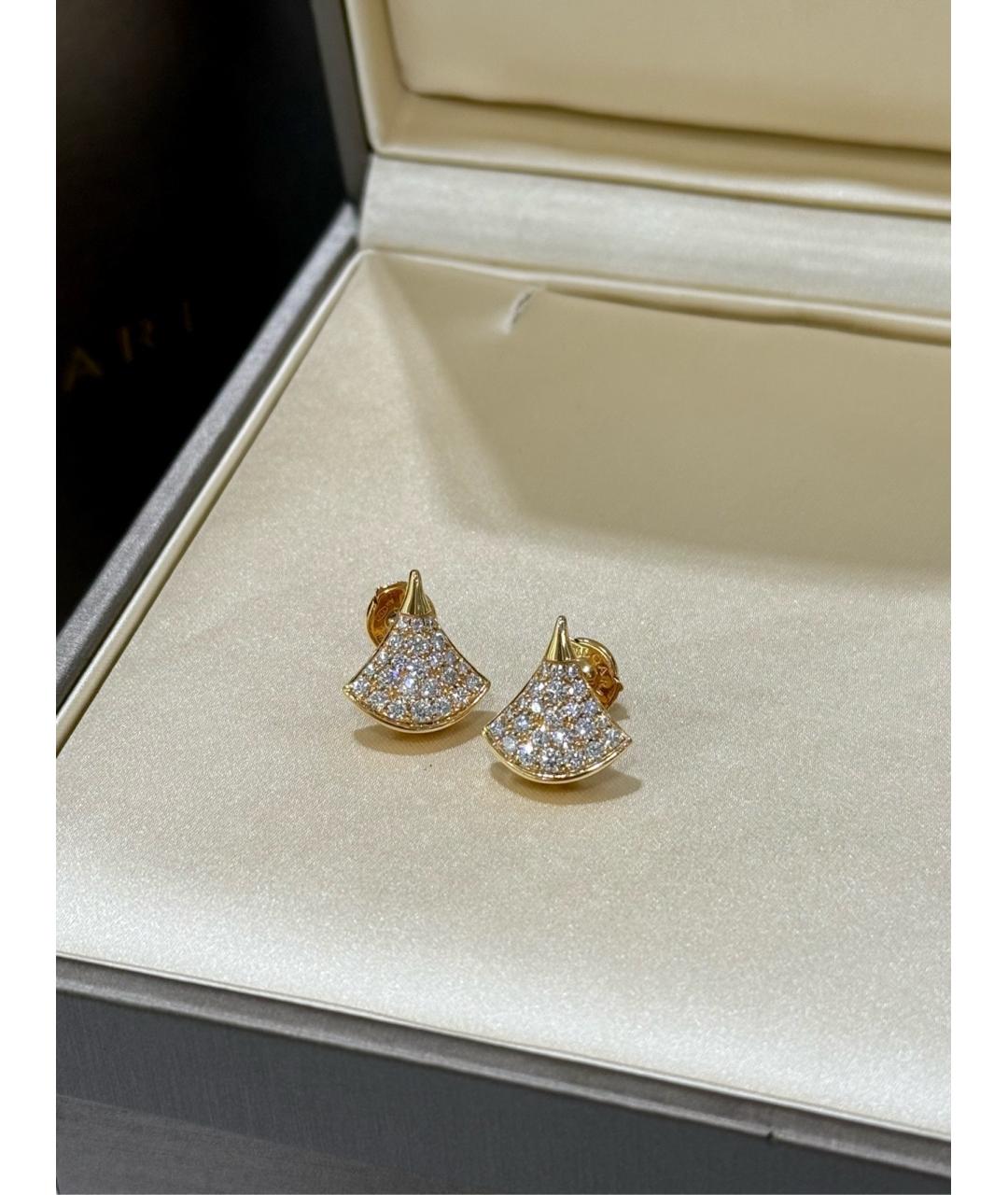 BVLGARI Золотые серьги из розового золота, фото 8
