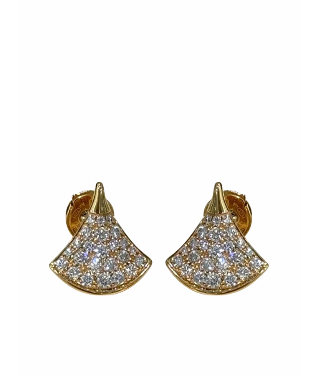 BVLGARI Золотые серьги из розового золота, фото 1
