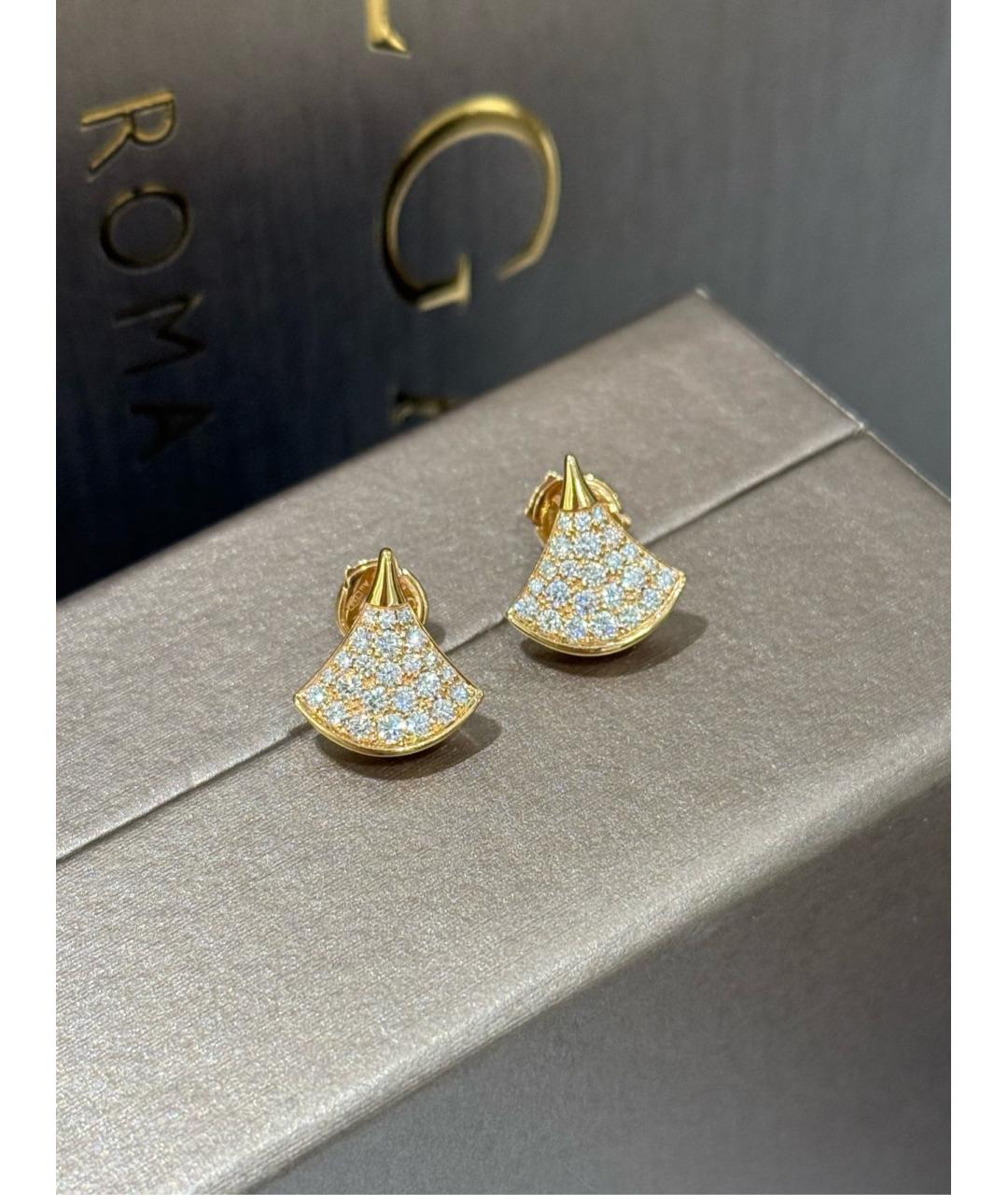 BVLGARI Золотые серьги из розового золота, фото 6