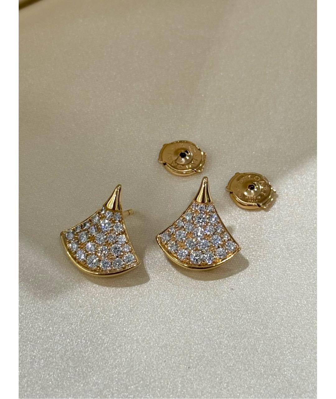 BVLGARI Золотые серьги из розового золота, фото 7