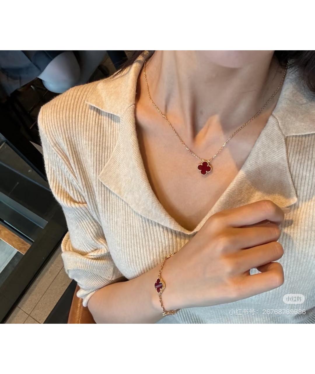 VAN CLEEF & ARPELS Золотое колье из розового золота, фото 6