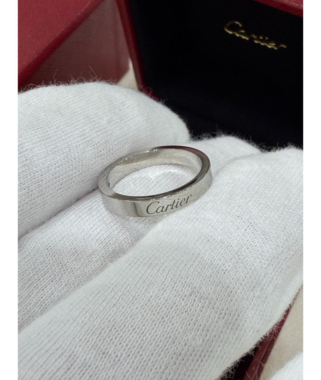CARTIER Серебряное платиновое кольцо, фото 6