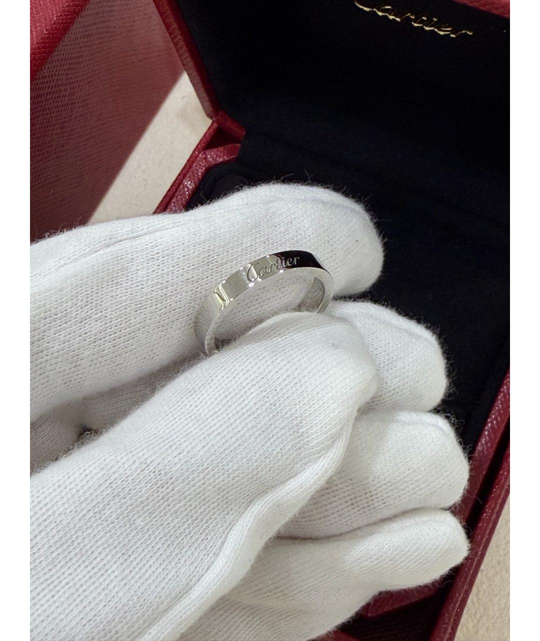 CARTIER Серебряное платиновое кольцо, фото 5