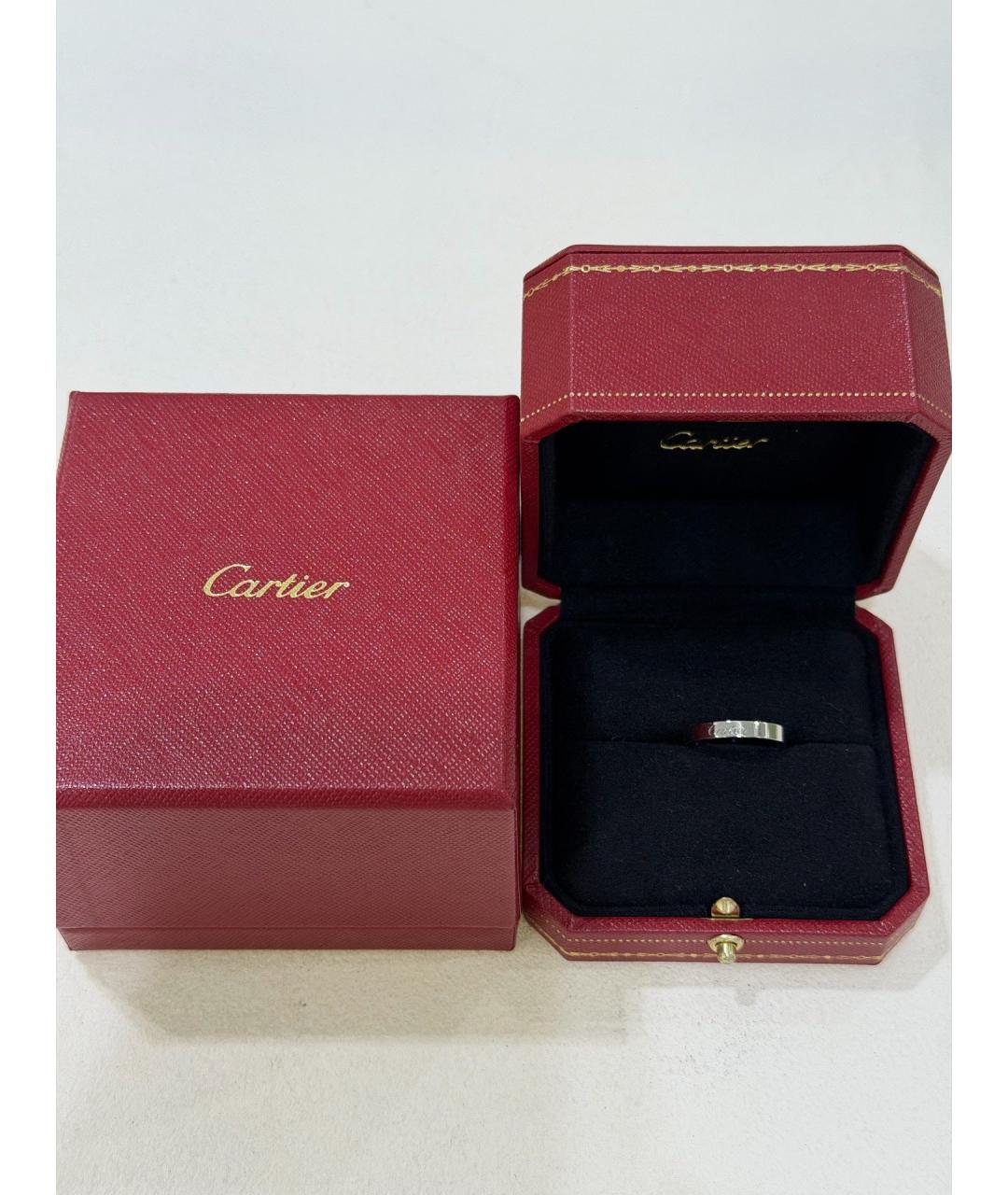 CARTIER Серебряное платиновое кольцо, фото 2