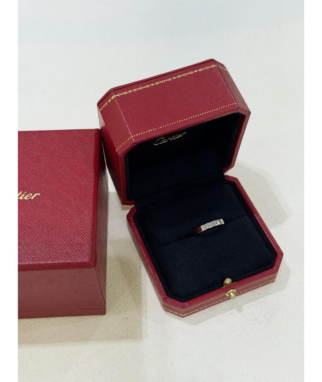 CARTIER Серебряное платиновое кольцо, фото 7