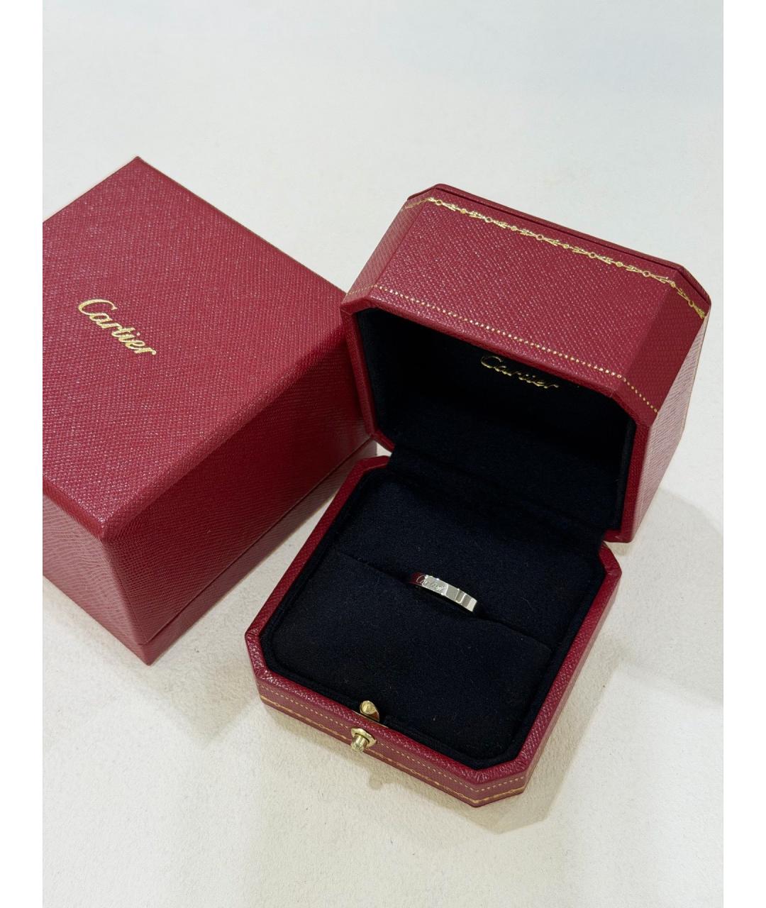 CARTIER Серебряное платиновое кольцо, фото 3
