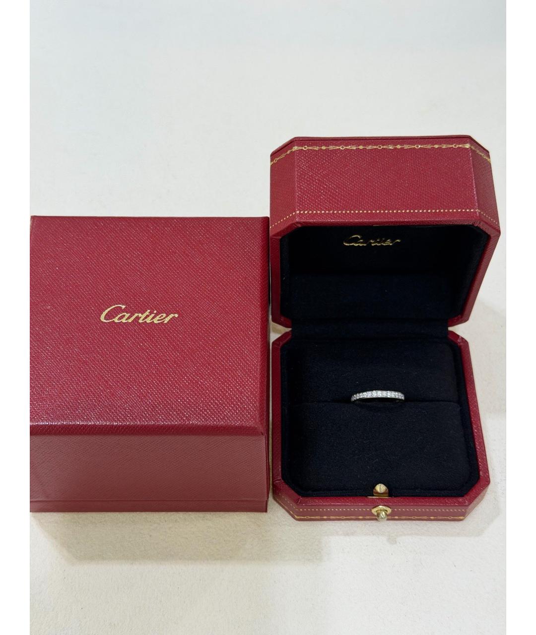 CARTIER Серебряное платиновое кольцо, фото 9