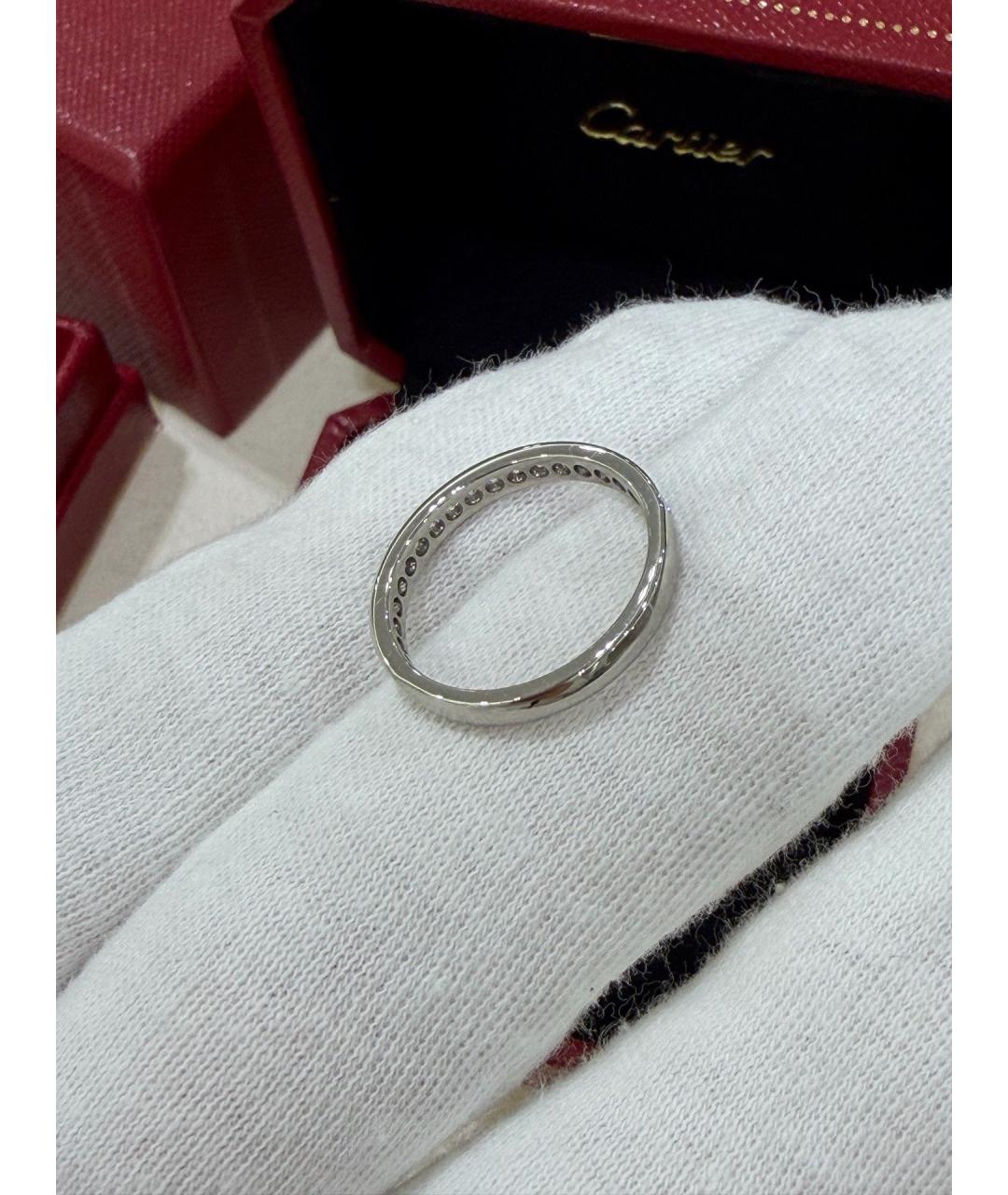 CARTIER Серебряное платиновое кольцо, фото 8